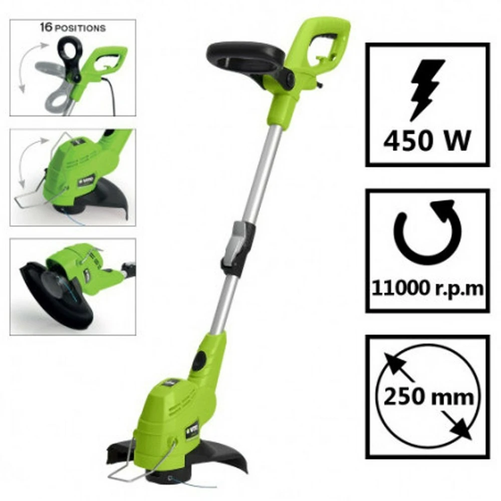 Pack Jardin Coupe Bordure 450 W Vito + Casque De Protection Vito + Gants Vito 2 Pack Jardin Coupe Bordure 450 W Vito + Casque De Protection Vito + Gants Vito – Image 2