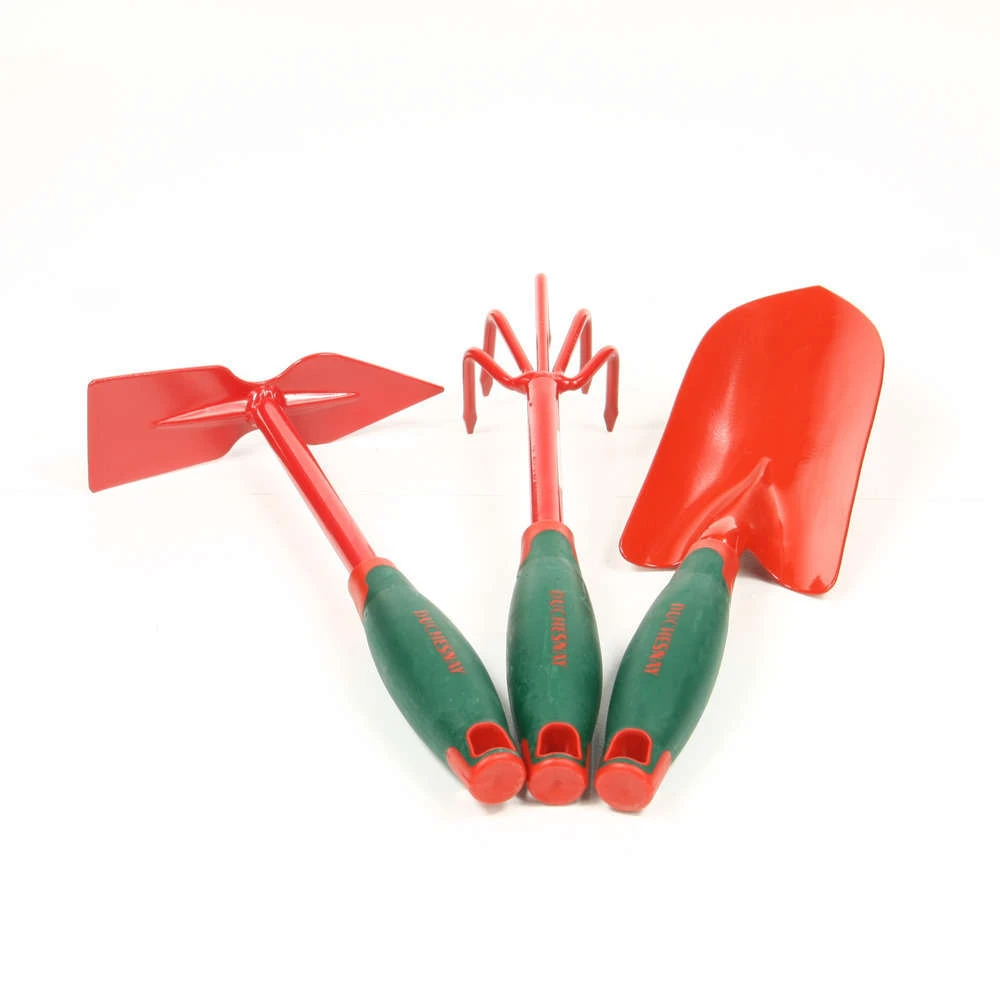 Lot 3 Outils à Fleurs: Petite Pelle, Griffe Et Serfouette 1 Lot 3 Outils à Fleurs: Petite Pelle, Griffe Et Serfouette