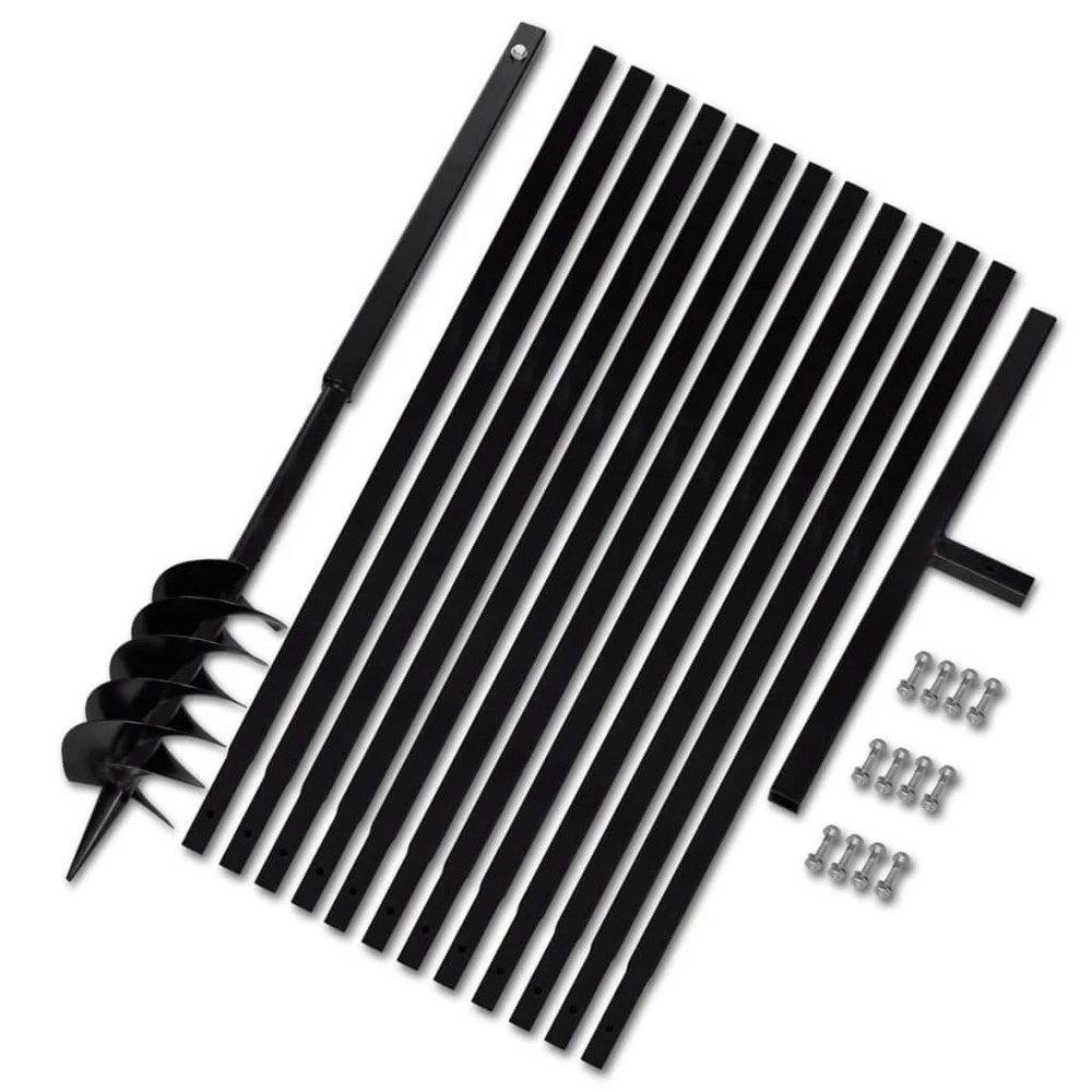 VIDAXL Bêche Et Tarière Manuelle 120 Mm Avec Rallonge Mèche Tarière 13 M 1 VIDAXL Bêche Et Tarière Manuelle 120 Mm Avec Rallonge Mèche Tarière 13 M