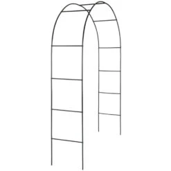 Arche Déco En Fer Noir Atea Gardman - Structure De Soutien Pour Plantes Grimpant -VIDAXL Soldes Boutique 6347276db4bc44.68152577