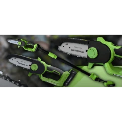 Pack Tronçonneuse électrique Avec Manche Télescopique+ Rootslayer à Main-noir -VIDAXL Soldes Boutique 634855f4d1e510.69748809