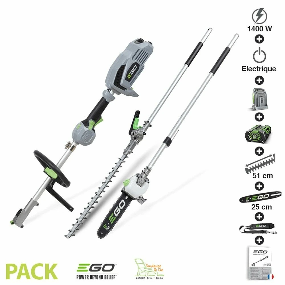 Pack élagage Entretien Arbres Et Haies Avec Moteur Chargeur Batterie 56v Egopower 1 Pack élagage Entretien Arbres Et Haies Avec Moteur Chargeur Batterie 56v Egopower