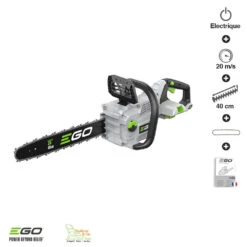 Tronconneuse Electrique à Batterie Guide Oregon 40 Cm Vitesse 20m-s Ego Cs1610e