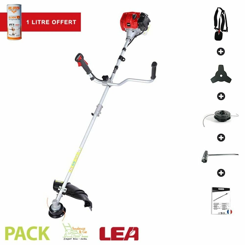 Pack Huile + Rotofil Thermique 52cc Harnais Fil Lame 3 Dents Lea Le25517bp 1 Pack Huile + Rotofil Thermique 52cc Harnais Fil Lame 3 Dents Lea Le25517bp