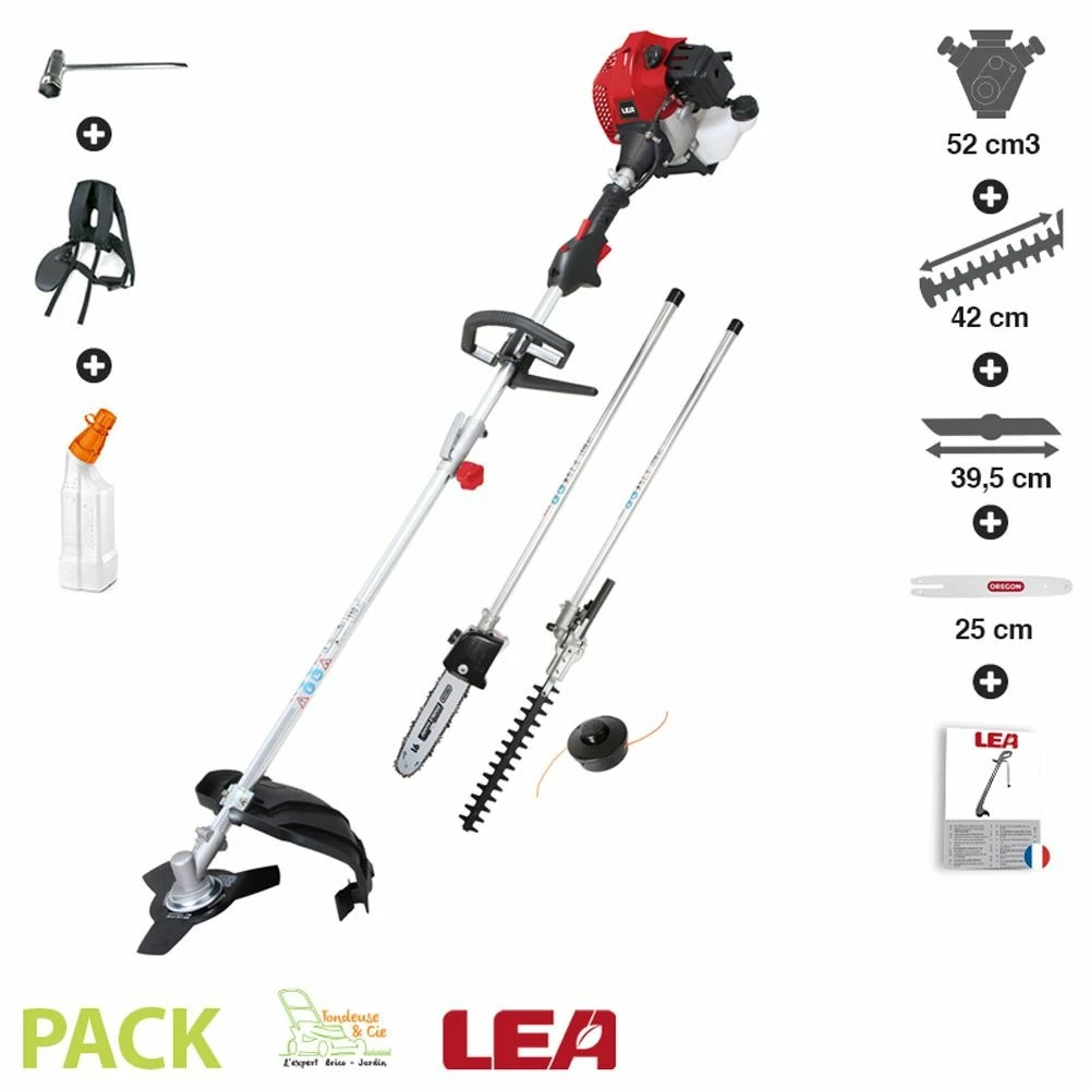 Debroussailleuse Multifonctions Thermique 4 En 1 52cc Lea Le26517dp 1 Debroussailleuse Multifonctions Thermique 4 En 1 52cc Lea Le26517dp