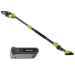 Pack Tronçonneuse Sans Fil 2en1 Avec Bras Télescopique + Batterie 20v-vert