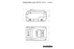 Metabo Bloc Batterie Lihd 18 V - 8.0 Ah 5 Metabo Bloc Batterie Lihd 18 V - 8.0 Ah -VIDAXL Soldes Boutique 636ba1290268b1.41512809