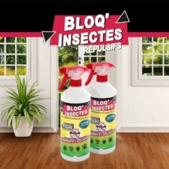 Bloq'insect Barrage Aux Insectes Lot De 2l | Pulvérisateur Anti Insecte Intérieur Extérieur | élimine Moustiques,fourmis,mouches -VIDAXL Soldes Boutique 63d8c02ead1a12.67702321