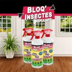 Bloq'insect Barrage Aux Insectes Lot De 3l | Pulvérisateur Anti Insecte Intérieur Extérieur | élimine Moustiques,fourmis,mouches -VIDAXL Soldes Boutique 63d8c02fa34286.39991021
