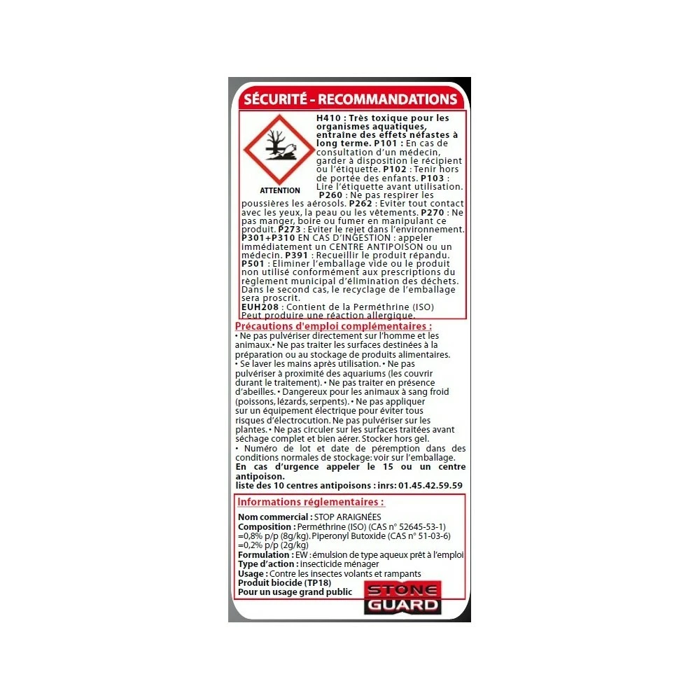 Stop Araignées Lot De 3 X 1l - Pulvérisateurs Anti Araignée Protection Longue Durée - Fabriqué En France 2 Stop Araignées Lot De 3 X 1l - Pulvérisateurs Anti Araignée Protection Longue Durée - Fabriqué En France – Image 2