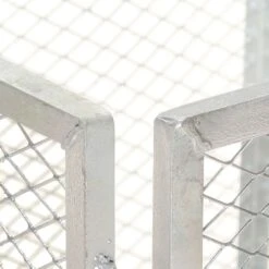 VIDAXL Composteur De Jardin 100x100x77 Cm Fer Galvanisé 8 VIDAXL Composteur De Jardin 100x100x77 Cm Fer Galvanisé -VIDAXL Soldes Boutique 6422e3cbbb4eb8.68489625