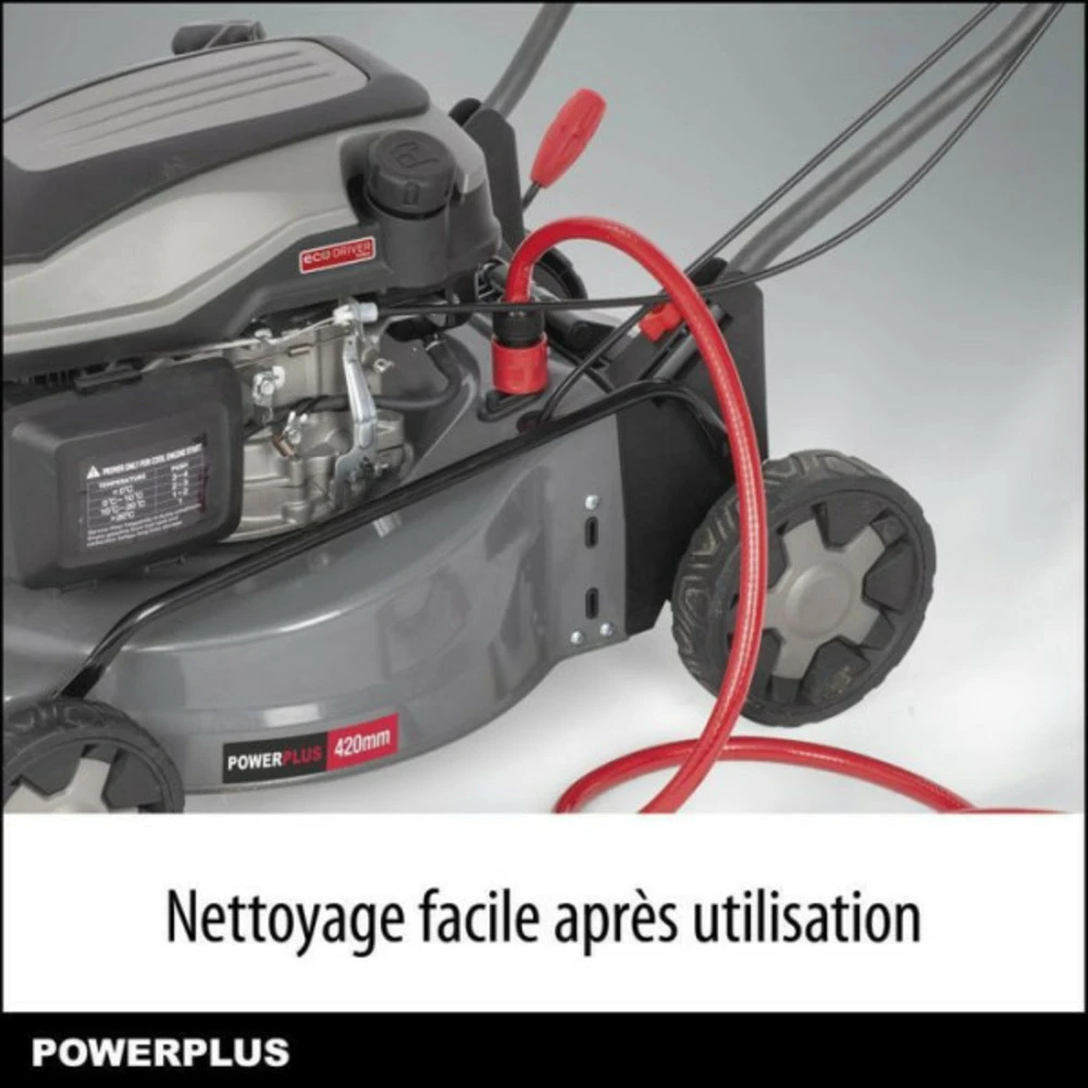 Powerplus Tondeuse A Gazon Thermique Autotractée 42 Cm De Coupe 145 Cc, Poweg63773x 2 Powerplus Tondeuse A Gazon Thermique Autotractée 42 Cm De Coupe 145 Cc, Poweg63773x – Image 2