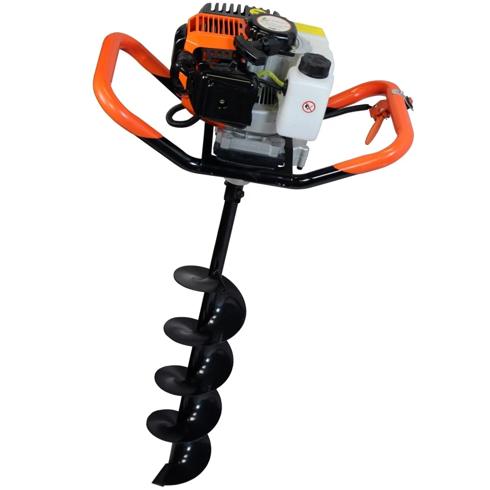 Tarière Thermique 52 Cm3, 3 Cv + Mèche 80 Mm 2 Tarière Thermique 52 Cm3, 3 Cv + Mèche 80 Mm – Image 2