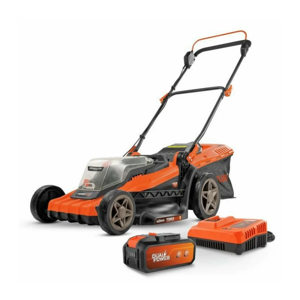 Tondeuse Sans Fil 20v 34cm Brushless - Powdpglws1 - Livrée Avec Batterie 20v 4,0ah + Chargeur Rapide 1 Tondeuse Sans Fil 20v 34cm Brushless - Powdpglws1 - Livrée Avec Batterie 20v 4,0ah + Chargeur Rapide