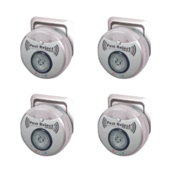 Pest Reject Pro - Lot De 4 - Répulsif Nuisibles Repulse Power
