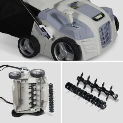 Voltr - Scarificateur électrique Gazon 1800w - Outil 2en1 Aérateur Et Démousseur Pelouse. 2 Rouleaux : Couteaux Et Griffes. -VIDAXL Soldes Boutique 6446dccb829c87.06955257