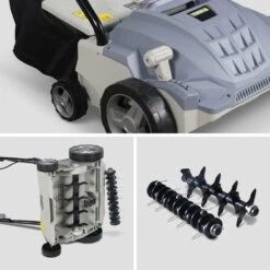 Voltr - Scarificateur électrique Gazon 1500w - Outil 2en1 Aérateur Et Démousseur Pelouse. 2 Rouleaux : Couteaux Et Griffe. -VIDAXL Soldes Boutique 6446dccd47c548.51461151