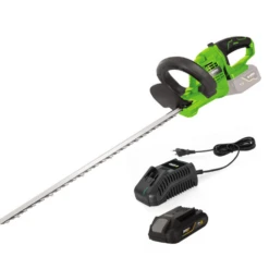 Taille Haies Sans Fil 20v Lame 51cm + Batterie Lithium 4ah + Chargeur Rapide Vito Ego Li