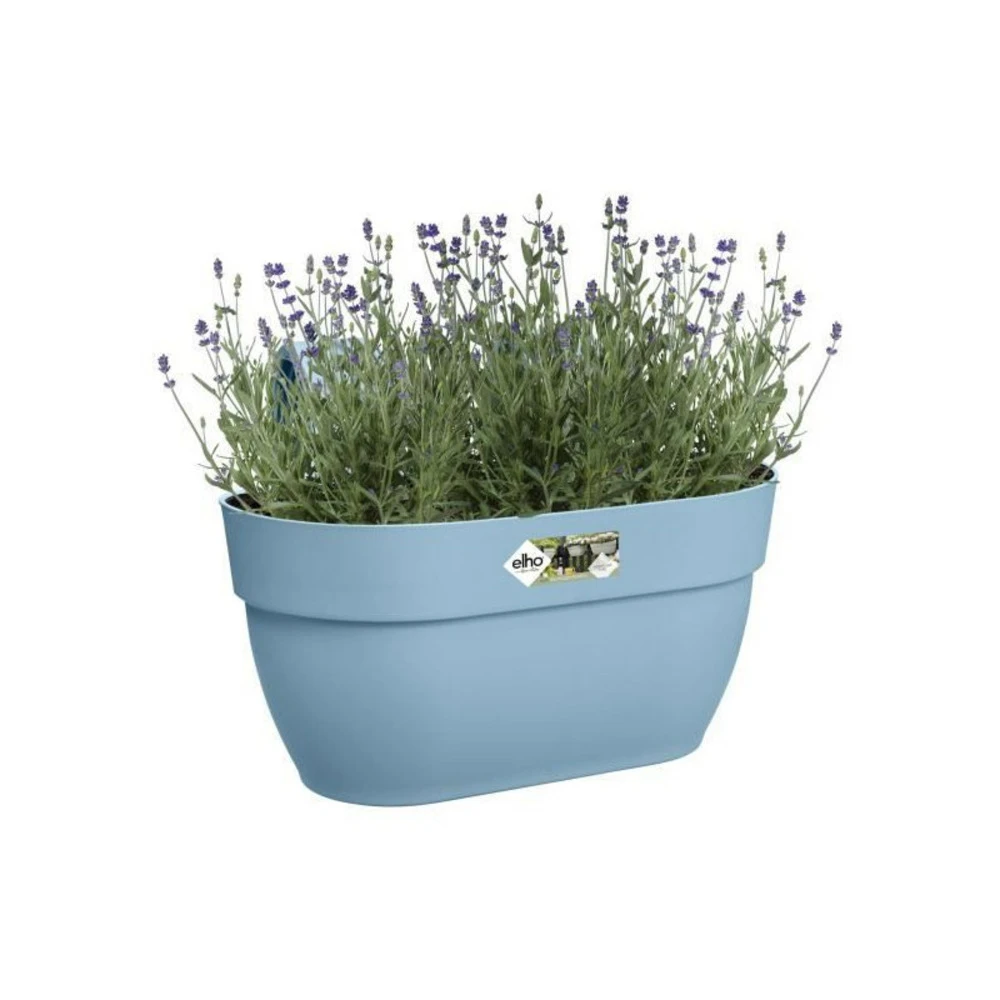 Elho - Pot De Fleurs - Vibia Campana Easy Hanger Medium - Bleu Vintage - Balcon Extérieur - L 24.1 X W 36 X H 26.5 Cm 3 Elho - Pot De Fleurs - Vibia Campana Easy Hanger Medium - Bleu Vintage - Balcon Extérieur - L 24.1 X W 36 X H 26.5 Cm – Image 3