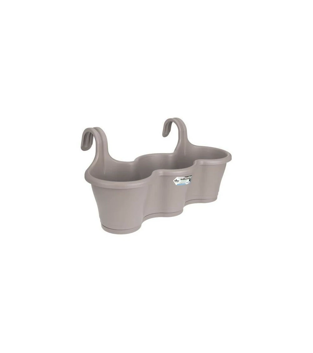 Elho Balconniere Corsica Trio L 27.1 X W 53.5 X H 25.9 Cm - Taupe 2 Elho Balconniere Corsica Trio L 27.1 X W 53.5 X H 25.9 Cm - Taupe – Image 2