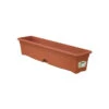 Jardiniere Rectangulaire ø 80 X 20 Cm Avec Plateau - Terracotta