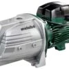 Metabo Pompe De Jardin P 9000 G - 1900w - Débit Max. 9000 L/h - Hauteur D'aspiration Max. 9 M