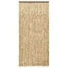 VIDAXL Moustiquaire Beige Et Marron 100x220 Cm Chenille
