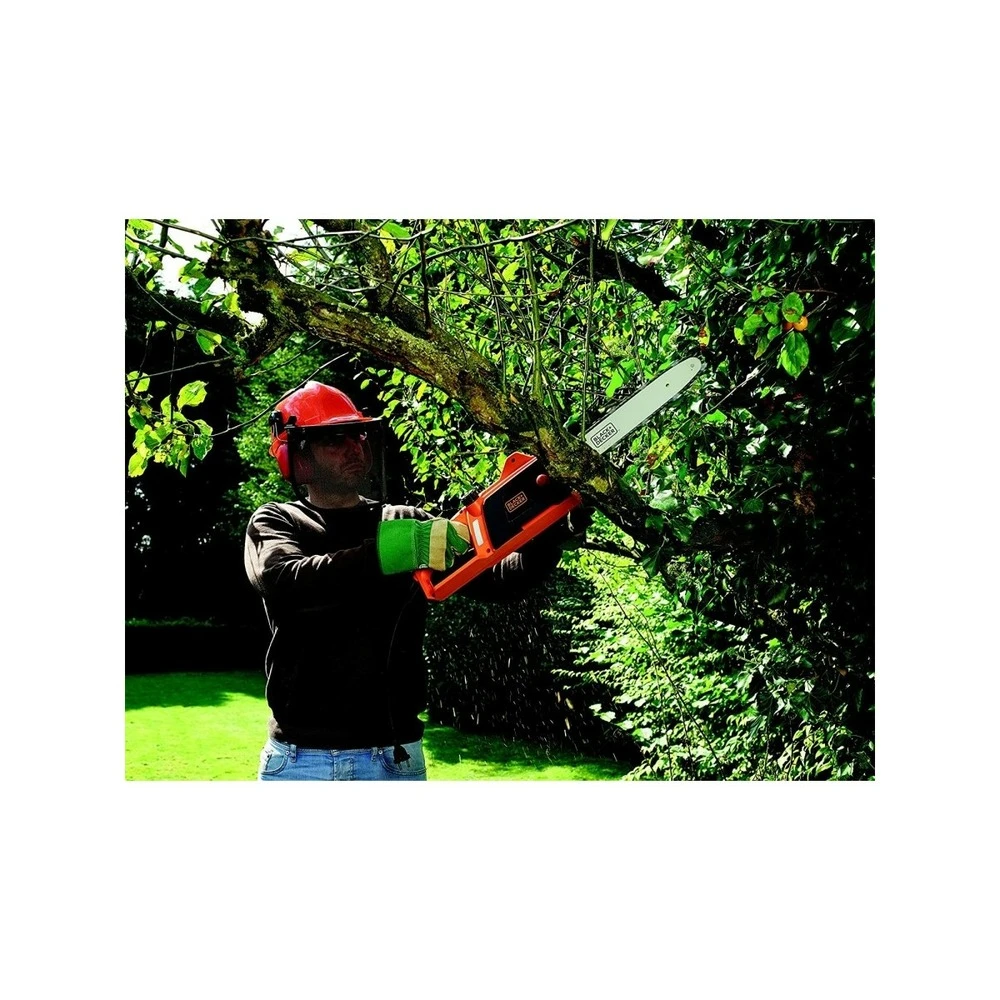 Black & Decker Tronçonneuse Electrique 1800w Lame 40cm Graissage Automatique Black+decker Cs1840-qs 2 Black & Decker Tronçonneuse Electrique 1800w Lame 40cm Graissage Automatique Black+decker Cs1840-qs – Image 2