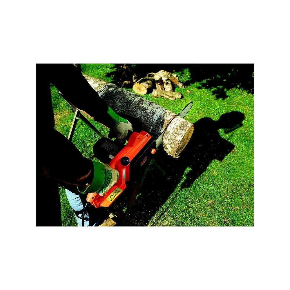 Black & Decker Tronçonneuse Electrique 1800w Lame 40cm Graissage Automatique Black+decker Cs1840-qs 4 Black & Decker Tronçonneuse Electrique 1800w Lame 40cm Graissage Automatique Black+decker Cs1840-qs – Image 4