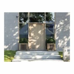 Jardinière En Chêne Avec Tressage Noisetier - Avec Bac Intérieur - 80 X 80 X 80 Cm -VIDAXL Soldes Boutique 64651e9535bd85.03048581