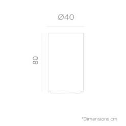 Pot De Fleurs Hortensia 40 High ø40x80cm - Anthracite -VIDAXL Soldes Boutique 6470a37324bb79.60523256