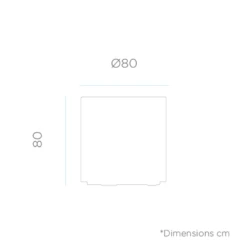 Pot De Fleurs Hortensia 80 ø80x80cm - Bronze -VIDAXL Soldes Boutique 6470a384e9b9d2.85174728