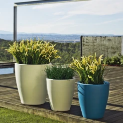 Pot De Fleurs Violeta 55 Noir Opaque ø55x60cm -VIDAXL Soldes Boutique 6470a3857a0d08.96551219