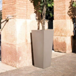 Pot De Fleurs Melisa 40 40x40x90cm - Anthracite -VIDAXL Soldes Boutique 6470a390bc4333.27033448