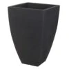 Progarden Pot à Fleurs Nervuré Quadrilatéral 43 Cm Anthracite