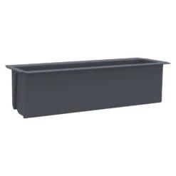 VIDAXL Boîtes à Fleurs Pour Palettes Euro 12 Pcs Gris 36x13,5x9,5cm Pp -VIDAXL Soldes Boutique 6479895a700d17.70465996