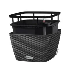 LECHUZA Jardinière Bacino Cottage All-in-one 30x30 Cm Noir Graphite -VIDAXL Soldes Boutique 6479895b5b6bf6.59749369