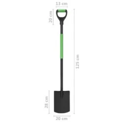 VIDAXL Bêche à Creuser De Jardin Avec Poignée En D Acier -VIDAXL Soldes Boutique 64798cc26d7af4.58156107