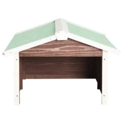 VIDAXL Garage De Tondeuse à Gazon 72x87x50 Cm Moka Et Blanc Sapin -VIDAXL Soldes Boutique 6480d349839185.54196654