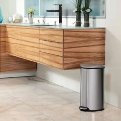 EKO Poubelle à Pédale Grace 35 L Argenté Mat 10 EKO Poubelle à Pédale Grace 35 L Argenté Mat -VIDAXL Soldes Boutique 6480d37a4d08d9.49283518