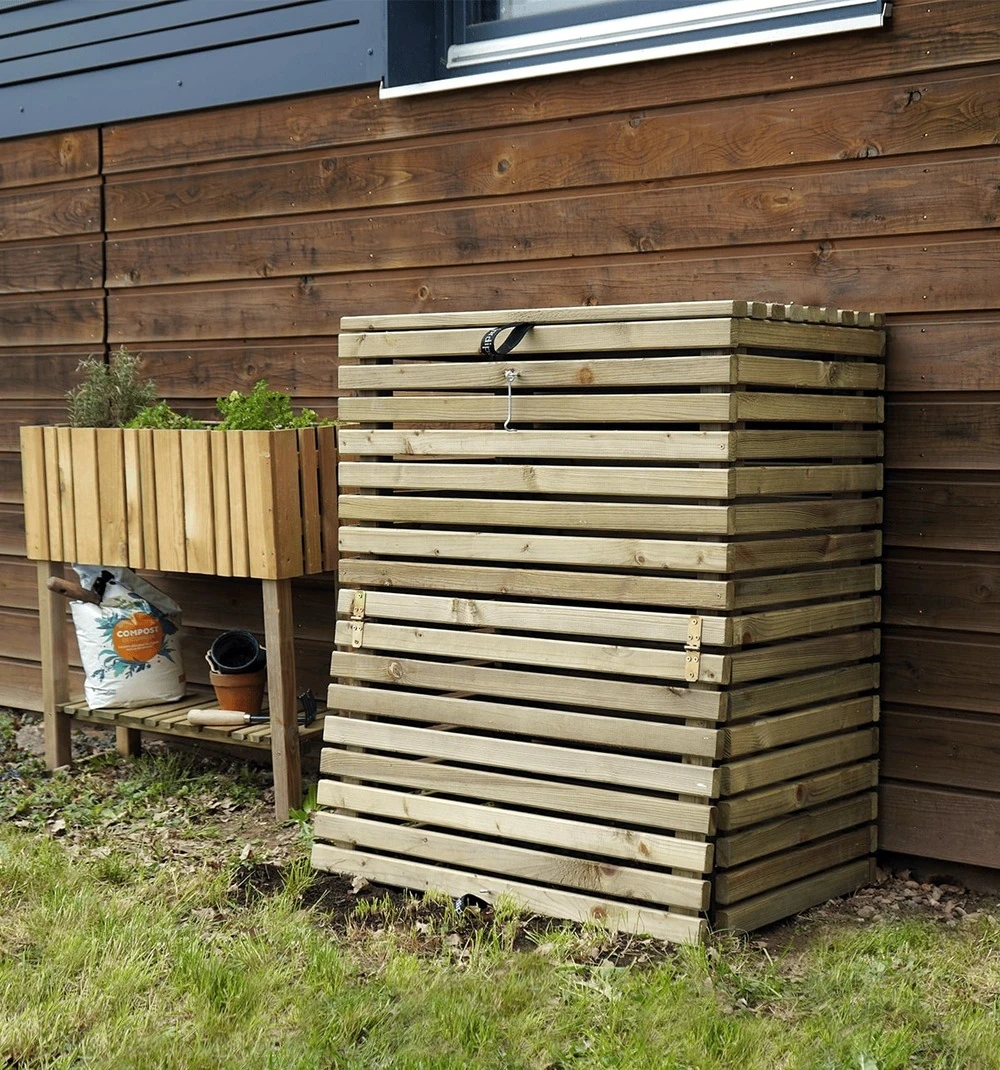 Composteur En Bois Avec Trappes - 320 L - Küb 4 Composteur En Bois Avec Trappes - 320 L - Küb – Image 4
