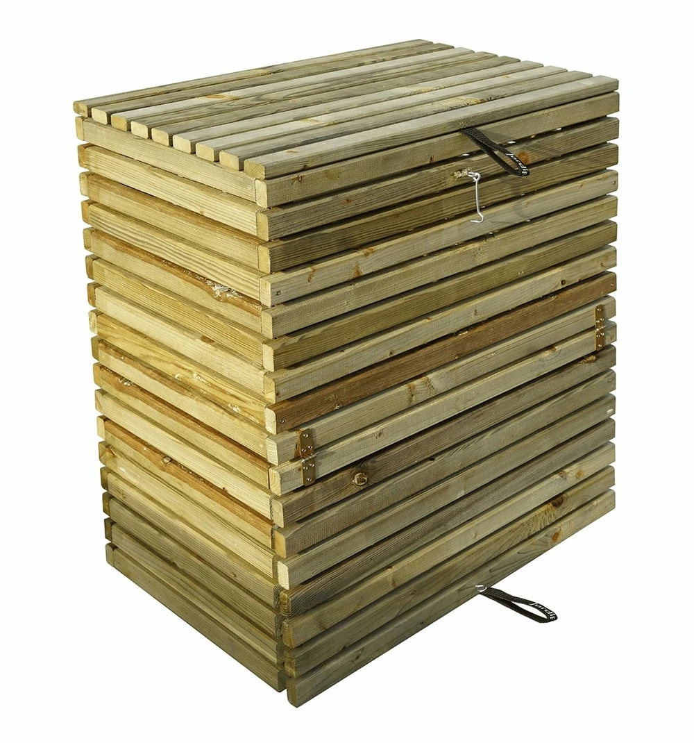 Composteur En Bois Avec Trappes - 320 L - Küb 1 Composteur En Bois Avec Trappes - 320 L - Küb