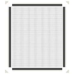VIDAXL Moustiquaire Magnétique Pour Fenêtres Blanc 100x120 Cm -VIDAXL Soldes Boutique 648b4743a69085.86223593