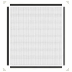 VIDAXL Moustiquaire Magnétique Pour Fenêtres Blanc 120x140 Cm -VIDAXL Soldes Boutique 648b47457a2a34.88137095