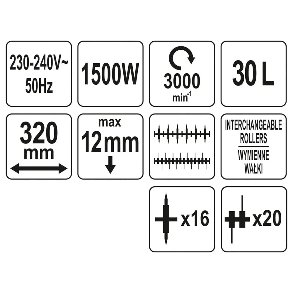 Scarificateur électrique 1500 W 7 Scarificateur électrique 1500 W – Image 7