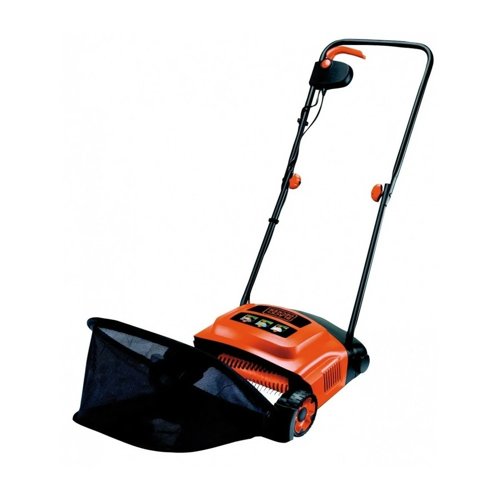 Black & Decker Scarificateur 600w Aerateur-démousseur 30 Litres Black+decker Gd300-qs Moteur à Induction 1 Black & Decker Scarificateur 600w Aerateur-démousseur 30 Litres Black+decker Gd300-qs Moteur à Induction