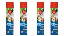 Lot De 4 Mousses Anti Nid & Anti-guêpes & Frelons | 4x600 Ml | Mousse