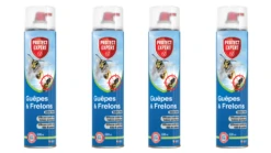 Lot De 4 Aérosols Anti-guêpes & Frelons | 4x600 Ml | Mousse Et Jet Lon