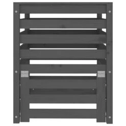 VIDAXL Composteur Gris 63,5x63,5x77,5 Cm Bois Massif De Pin -VIDAXL Soldes Boutique 6499e3c3983083.89717652
