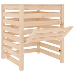 VIDAXL Composteur 63,5x63,5x77,5 Cm Bois Massif De Pin -VIDAXL Soldes Boutique 6499e3c6046731.38280951